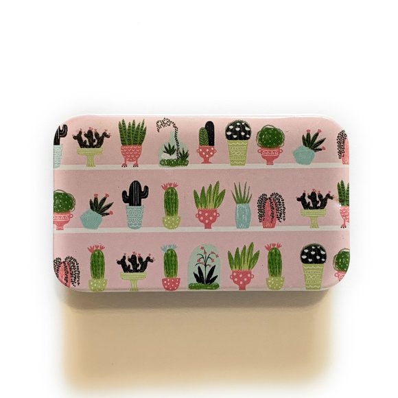 Stitch Markers Tin Knitting Metal Ring Cactus Set with Case Gifts for Knitters - Picture 4 of 6